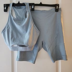 Matching adidas blue set